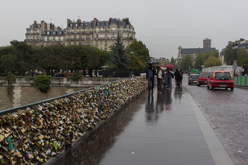 Paris Bridge Love Locks