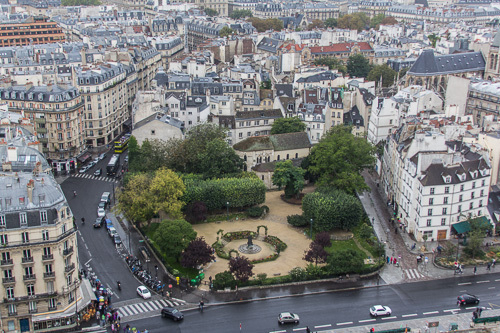 Paris Notre Dame view
