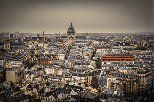 Paris Notre Dame view